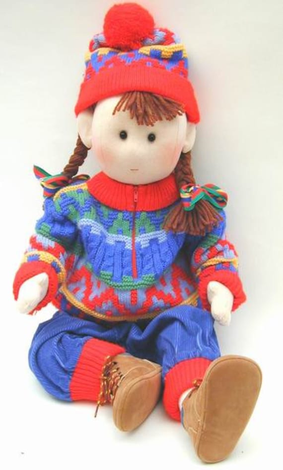 DIY Cloth Doll Life Size Doll Pattern Toddler Doll Sewing PDF 24