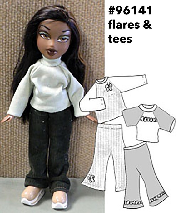 Bratz Clothes Pattern Sewing Pattern 10 Bratz Moxie Etsy