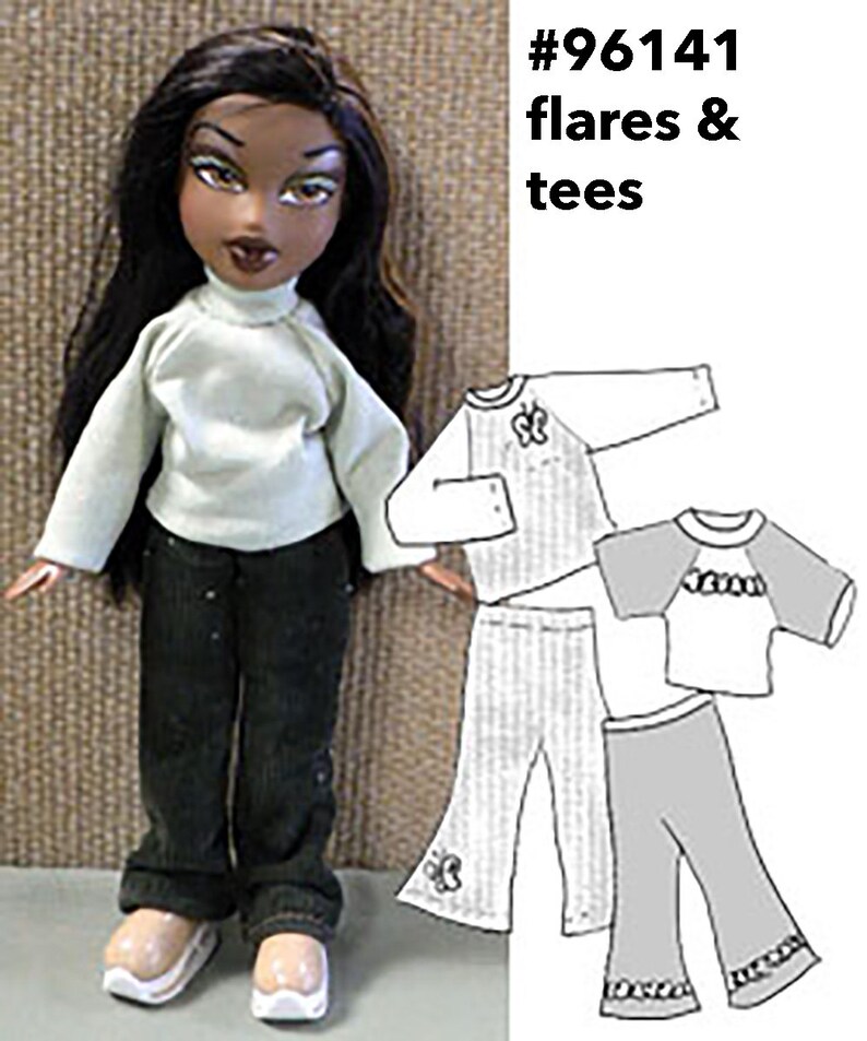 Bratz Clothes Pattern Sewing Pattern 10 Bratz Moxie Etsy