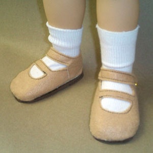 Felt shoes sewing pattern PDF 23&quot; My Twinn foot size 4cm x 9.5cm