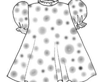 Tiny Betsy McCall modello per abiti a trapezio PDF 8" vestiti per bambole cucito 96314