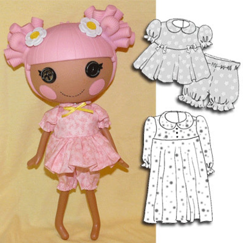 Lalaloopsy Doll Clothes Pdf Sewing Patterns Set Of Cute Outfits Hot Sex Picture
