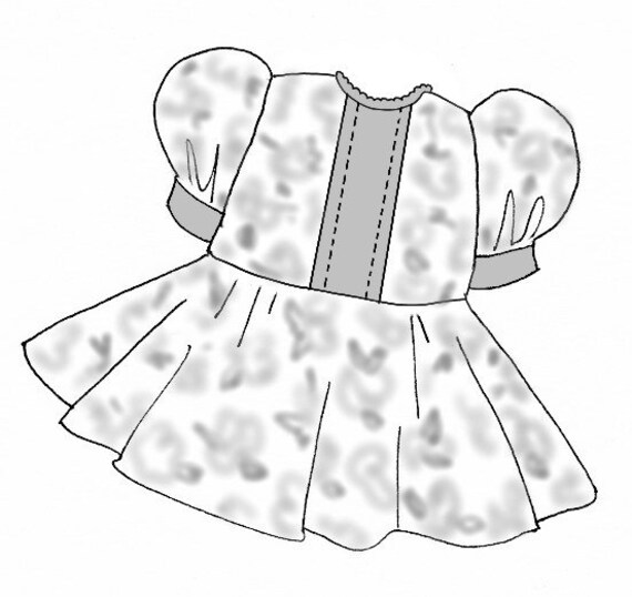 Baby Doll Clothes Pattern for Multi Dress Dolls Such as Etsy