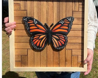 Template for Wood Art Butterfly Wood Art Plans, Wood Wall Art Plans, DIY Wood Art Plans, Digital Wood Working Plans for Wall Art