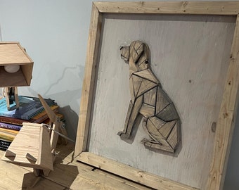 Template for Wood Art Dog Wood Art Plans, Wood Dog Wall Art Plans, DIY Wood Art Plans Digital Wood Art Scroll Saw Plans Gift for Dog Lover