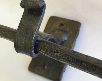 Curtain Rod Drapery Hardware - Rustic Forged Solid Artisan Steel - Assorted Lengths - 3-4 WEEK DELIVERY
