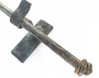 Curtain Rod Drapery Hardware - Rustic Forged Solid Steel - Assorted Lengths - 3-4 WEEK DELIVERY
