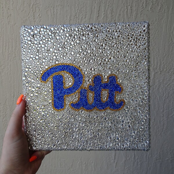 Custom College Bedazzled Canvas