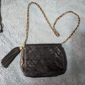 CHANEL PRECISION ショルダーバッグ ブラック Chanel Precision Bag - Etsy
