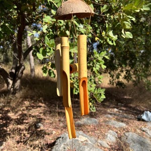 72cm Handmade Majestic Bamboo Wind Chimes | Outdoor Garden | Patio Decor | Meditation Sound Healing | Memorial & Sympathy Peaceful Zen Vibes