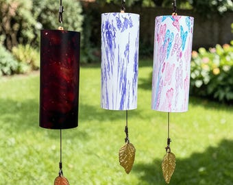 Japanese Metal Wind Chime – Handmade Garden Decor, Meditation Sound Healing Bells