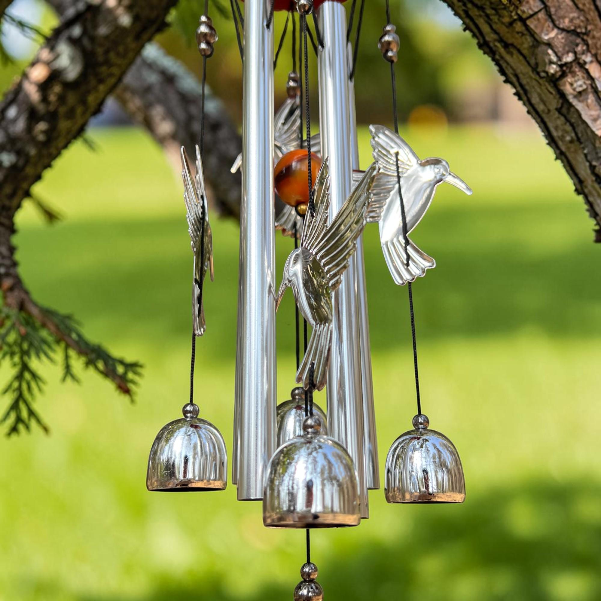 風鈴 HUMANMADE ANIMAL WIND CHIME Exquisite Hummingbird Wind Chime – Handmade | Outdoor Windchimes