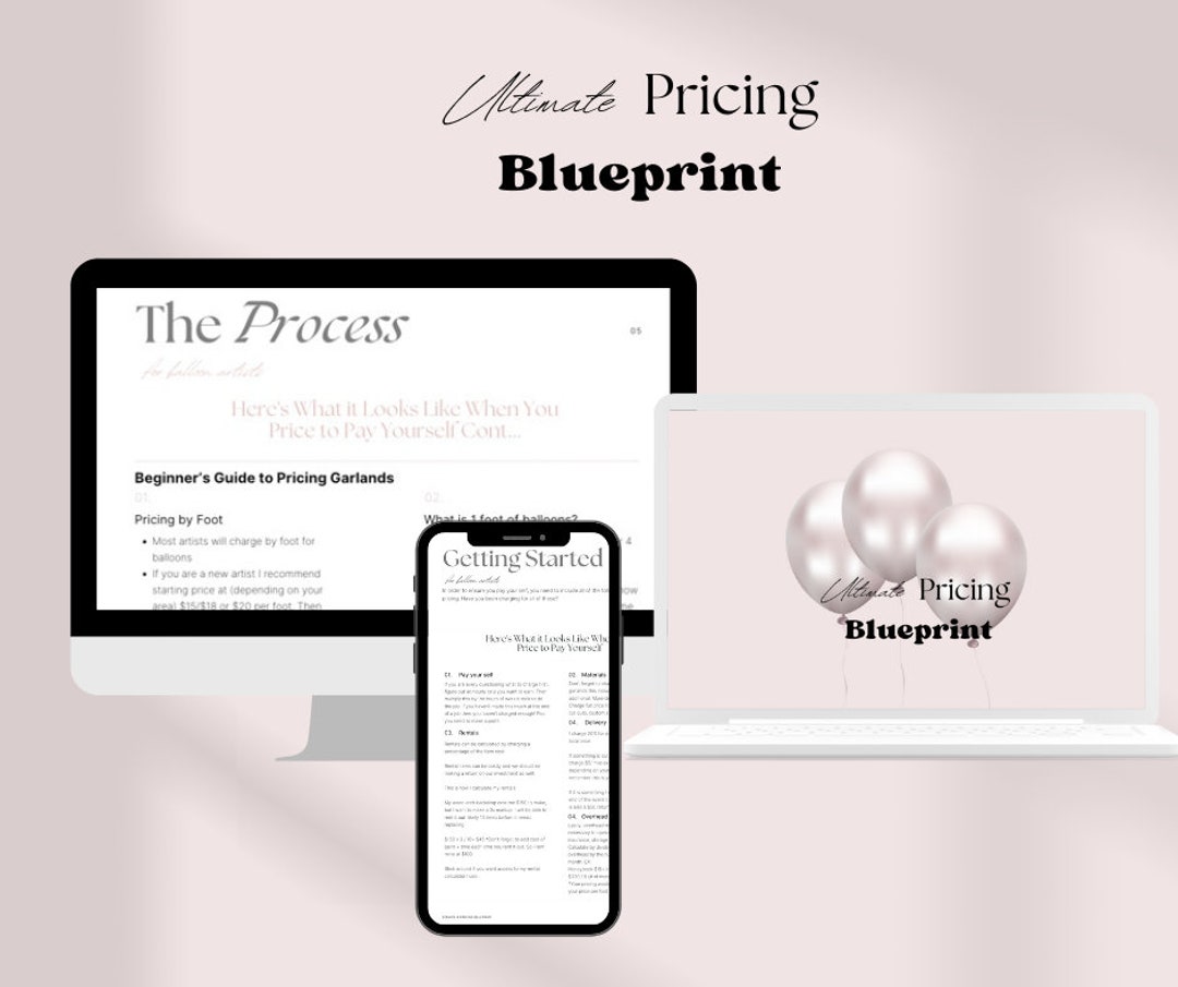 Ultimate Balloon Pricing Guide Etsy