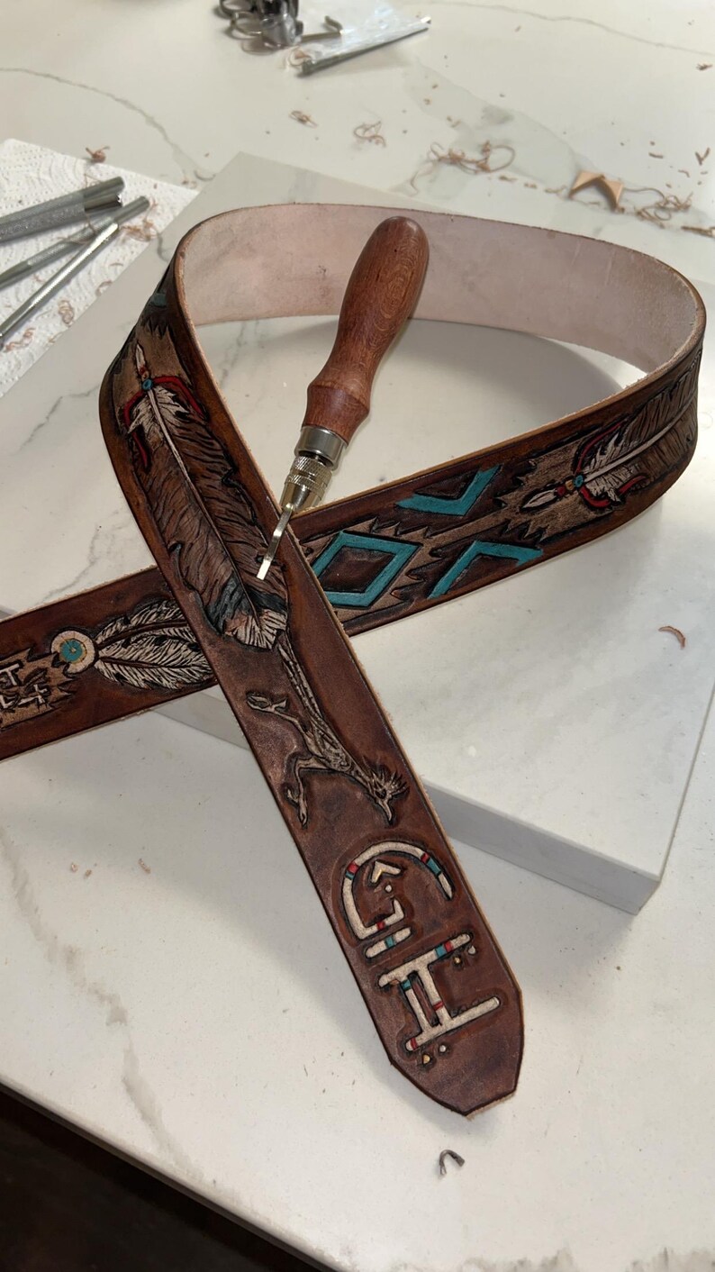 Custom Leather Belts - Etsy