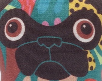 Artist Collaboration With Ponno Pozz – Small Pug Plush