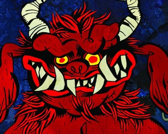 Oni – Art Print - Etsy