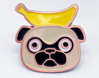Tricky With Balancing Banana Enamel Pin