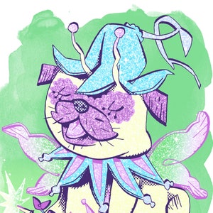 Pug Fairy – Art Print
