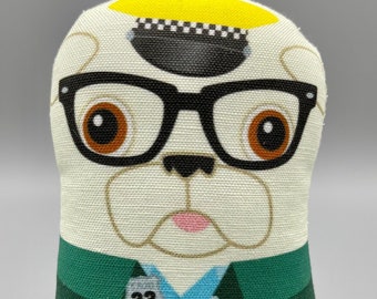 Taxi Driver – Small Pug Plush