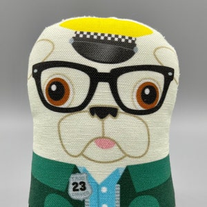 Taxi Driver – Small Pug Plush “