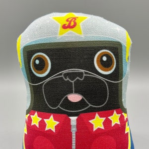 Pug Cannonball – Small Pug Plush “