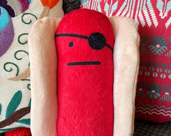 Diabolical Hot Dog Plush Toy (2024)