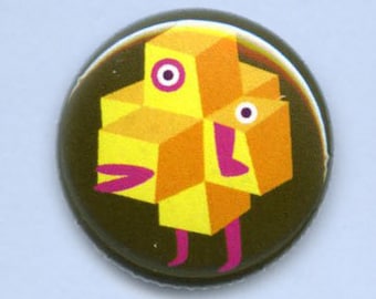 Bloxo 1" Pin-Back Button