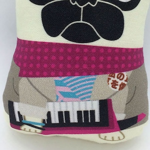 Keytar Player - Small Pug Plush “