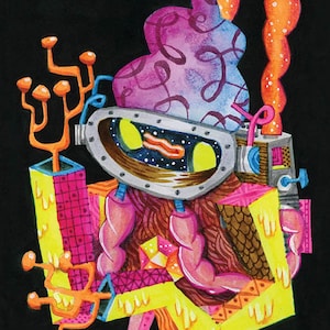 Alien Visitor – Art Print