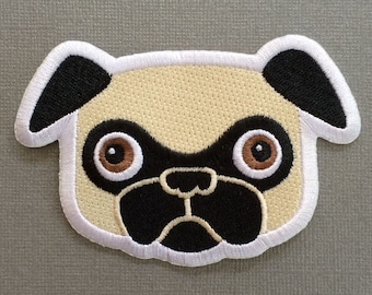 Tricky Fawn Pug Patch