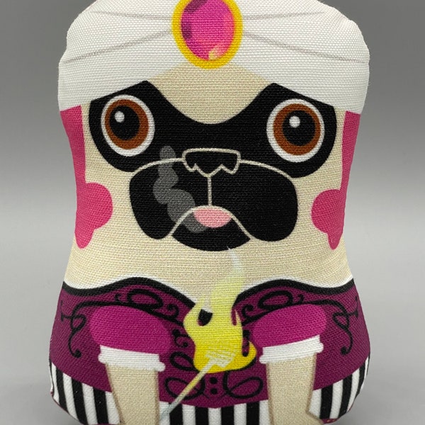 Circus Fire Eater - Small Pug Plush