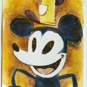Mickey Mouse from Steamboat Willie Original Artwork