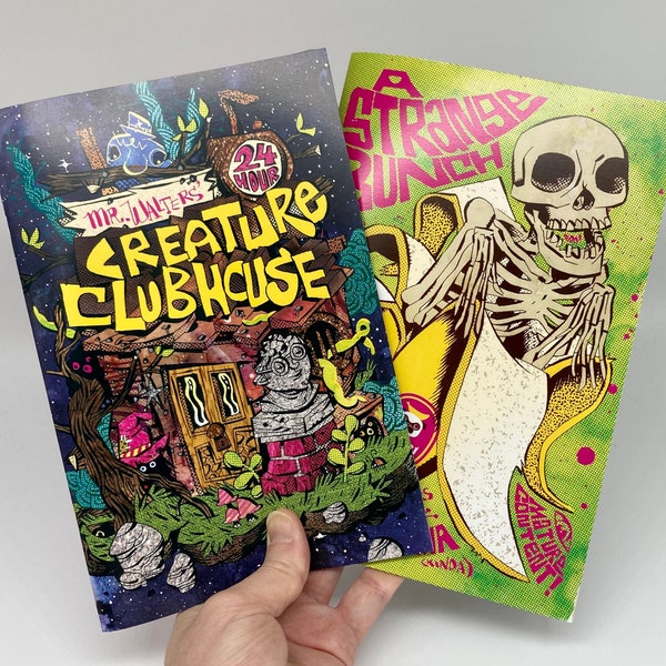 Mr. Walters 24 Hour Creature Clubhouse & A Strange Bunch - Art Book Special