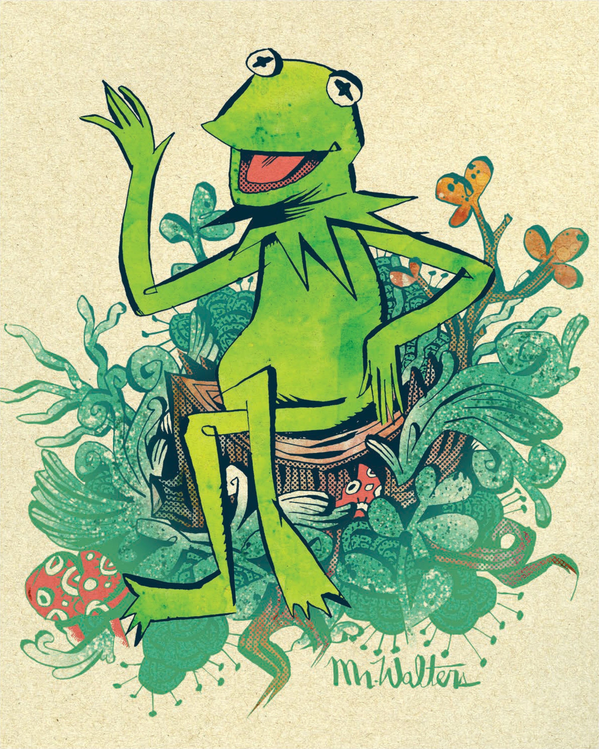 Kermit the Frog – Art Print - Etsy