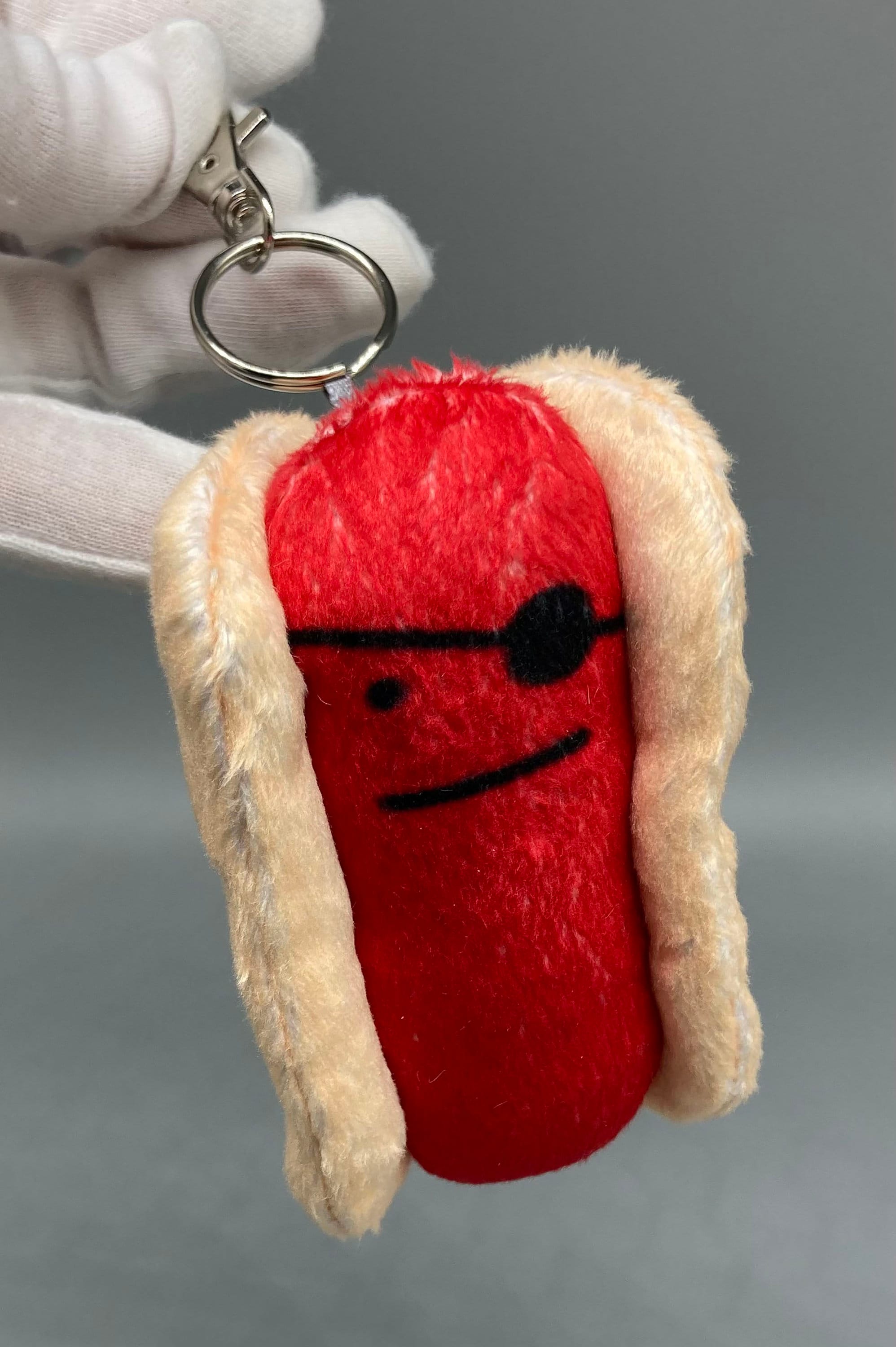 Pocket-sized Diabolical Hot Dog Bag Charm - Etsy