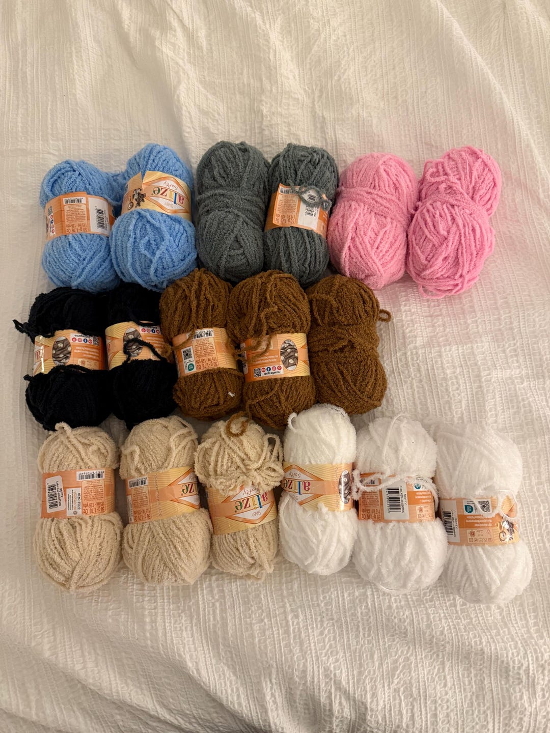 Alize Baby Softy Yarn, 17 Pack - Etsy