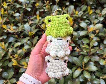 Crochet Frog Plush | Handmade Stuffed Animal | Cute Amigurumi Toy | Soft Plush Gift