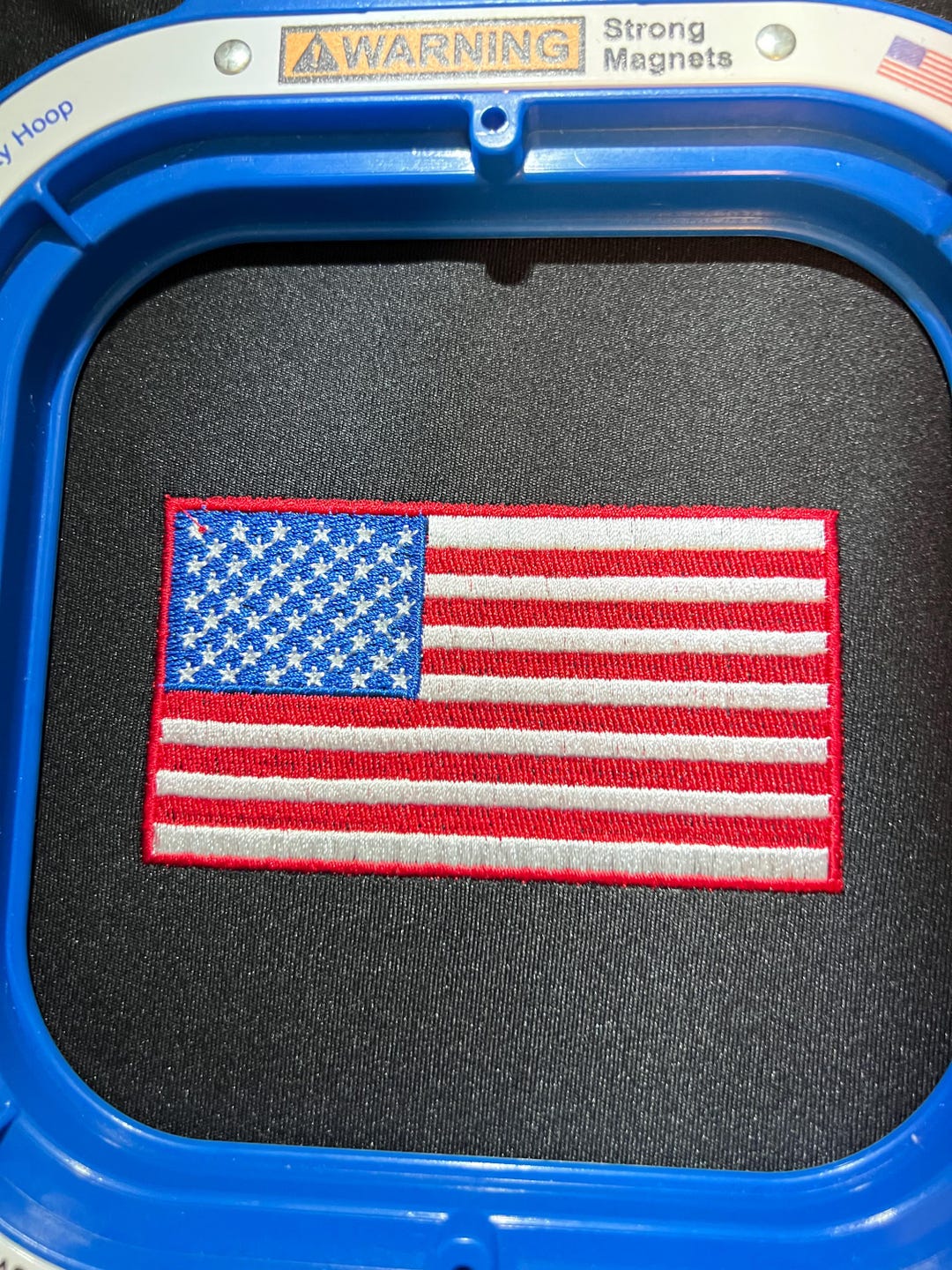 American Flag Patch: Embroidered Iron-on Applique (2x4 Inches) - Etsy
