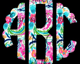 DTF Transfer Fun Summertime Monogram #0424MD