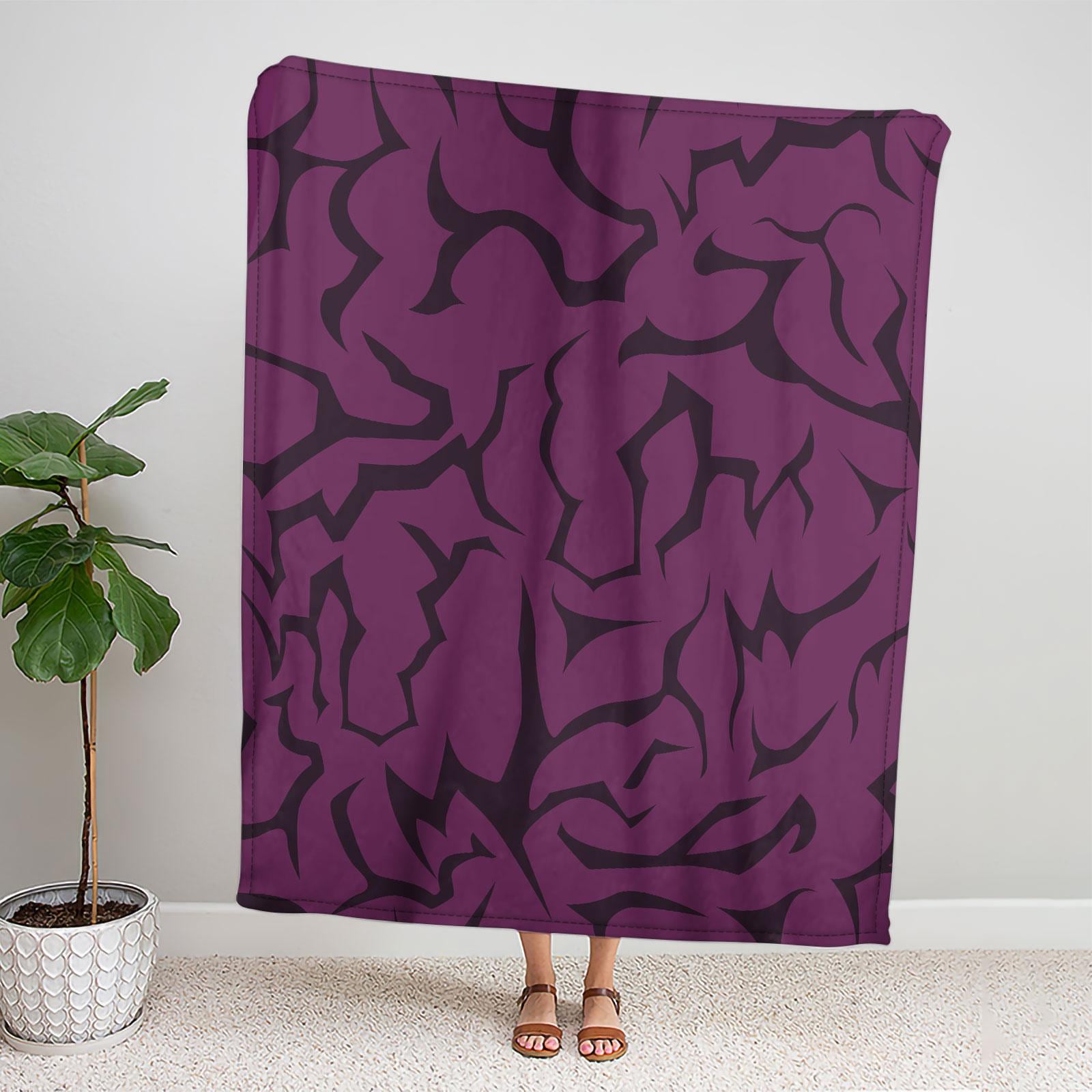 Discover Saja Boys Cosplay Fleece Blanket, Kpop Demon Hunters Halloween Gift