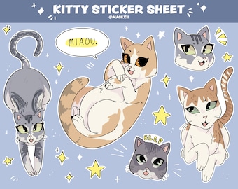 Kitty Sticker Sheet