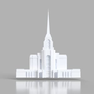Syracuse Utah Temple Fridge Magnet STL, LDS Temple, Mormon Temple, Deseret book temple magnet.