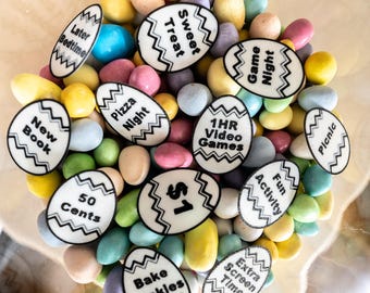 Ostereiersuche Überraschung!! Lustige 3D gedruckte Token für Kinder - Spaß & wiederverwendbare Preise für Plastikeier, ohne Süßigkeits-Ostereifüller