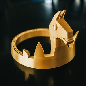 Gold Champion Gamer Crown – Tournament Trophy Headpiece, Cosplay & Party Winner Prize