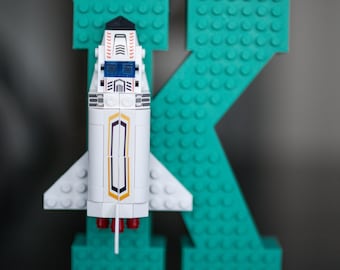 Lego Letter Building Blocks, 3D Printed Name, Customizable Colors