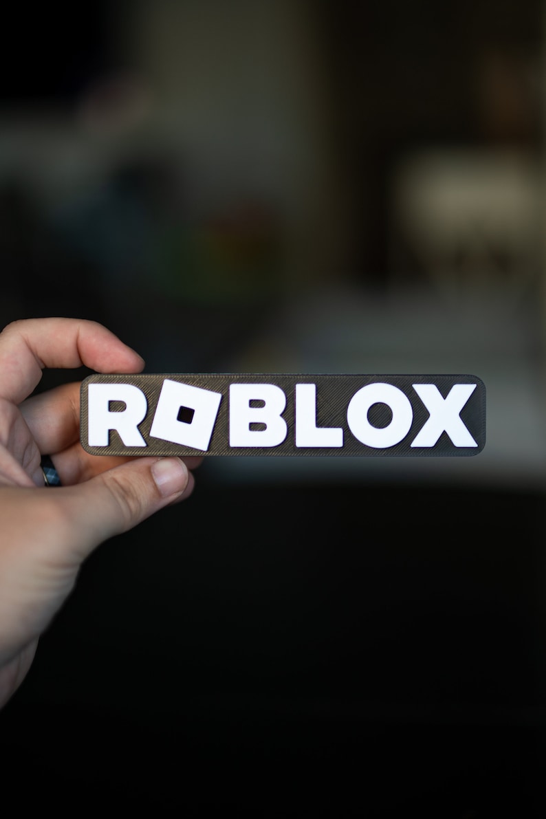 Robux With Roblox Sign Video Games Logo, 3d Printed, Roblox Gift Ideas ...
