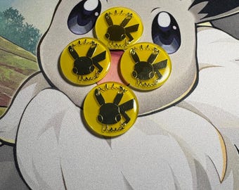 Marcadores de "Habilidad usada" de Pikachu (juego de 4)