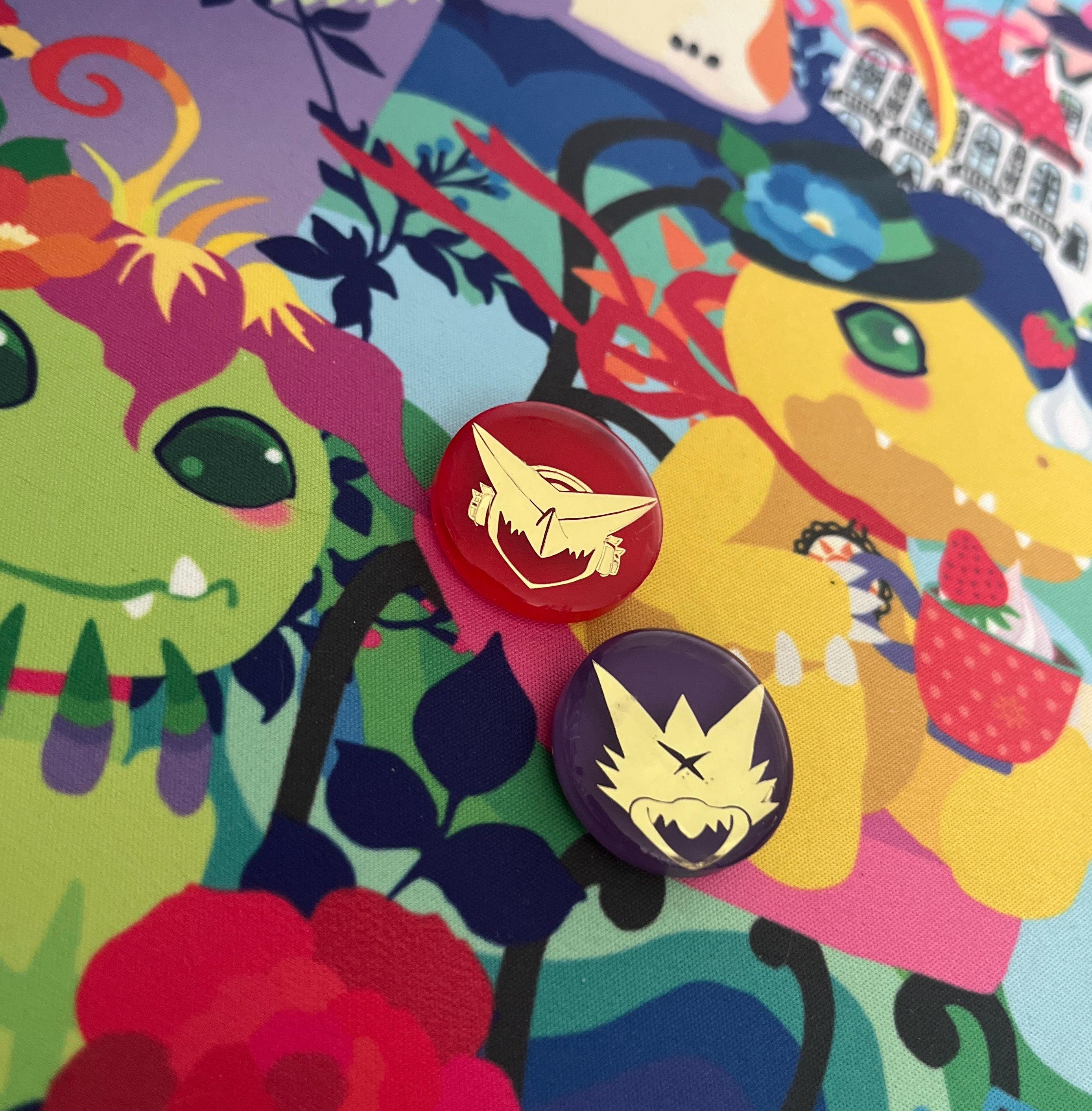 Shoutmon and Gundramon - Etsy, image size:2776x2825