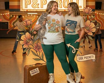 Emerald Energy: High-Waisted Elite Leggings with Deep Pockets