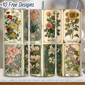Pflanzenliebhaber Tumbler Wrap 20 Unzen PNG | Gartenleben Sublimationsverpackungen | Pflanzenmutter & Sukkulentenästhetik | Lustige Gartenarbeit | Digitaler Download